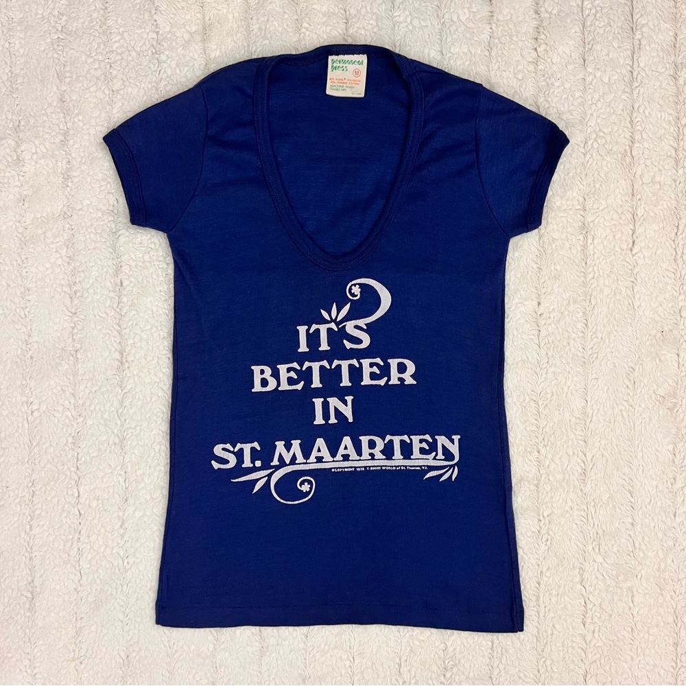 Vintage 1970s women’s graphic t shirt <33